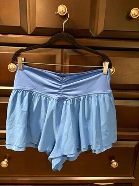 aerie Light Blue Athletic Skort Shorts
